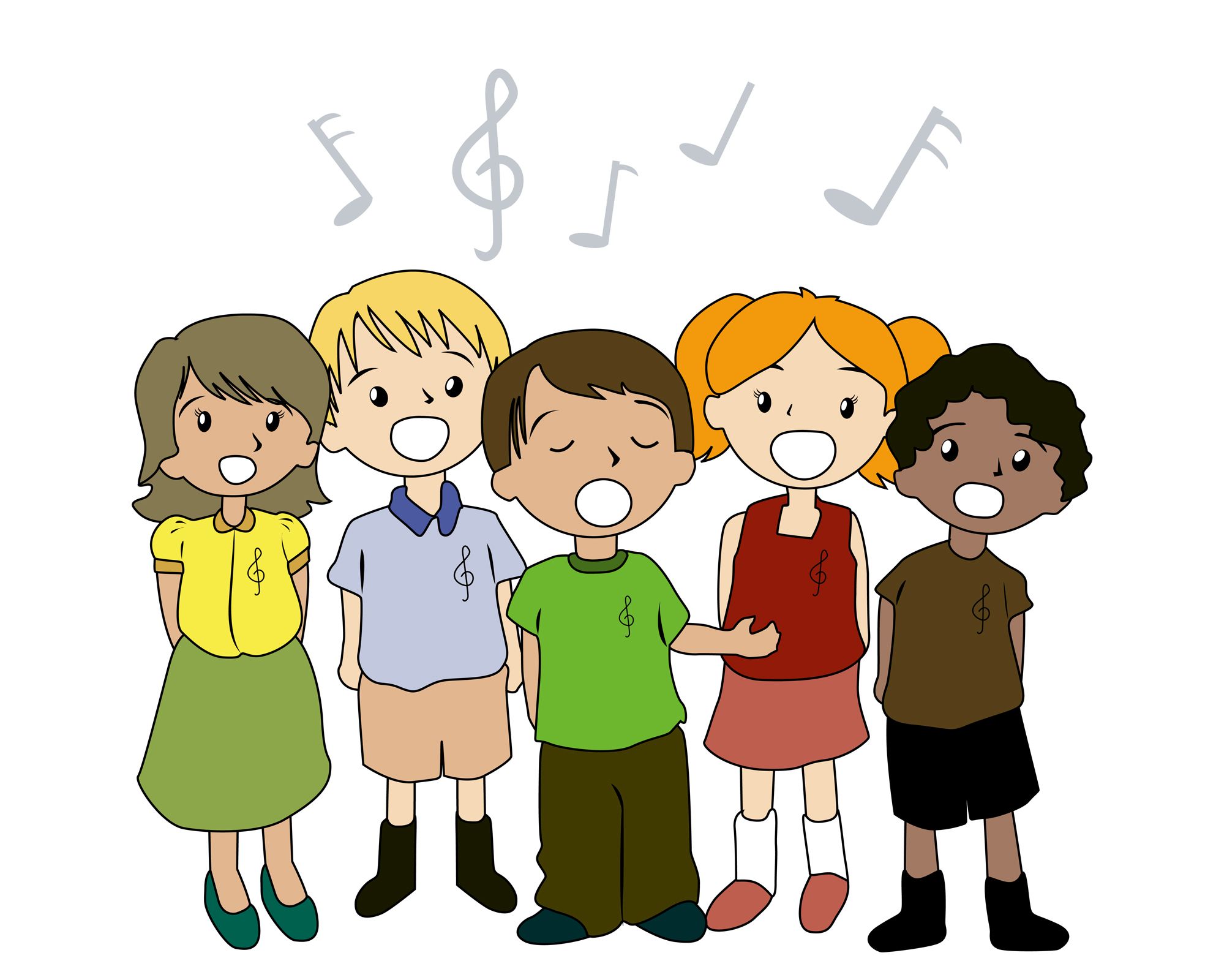 singende Kinder (c) free-clip-art-images