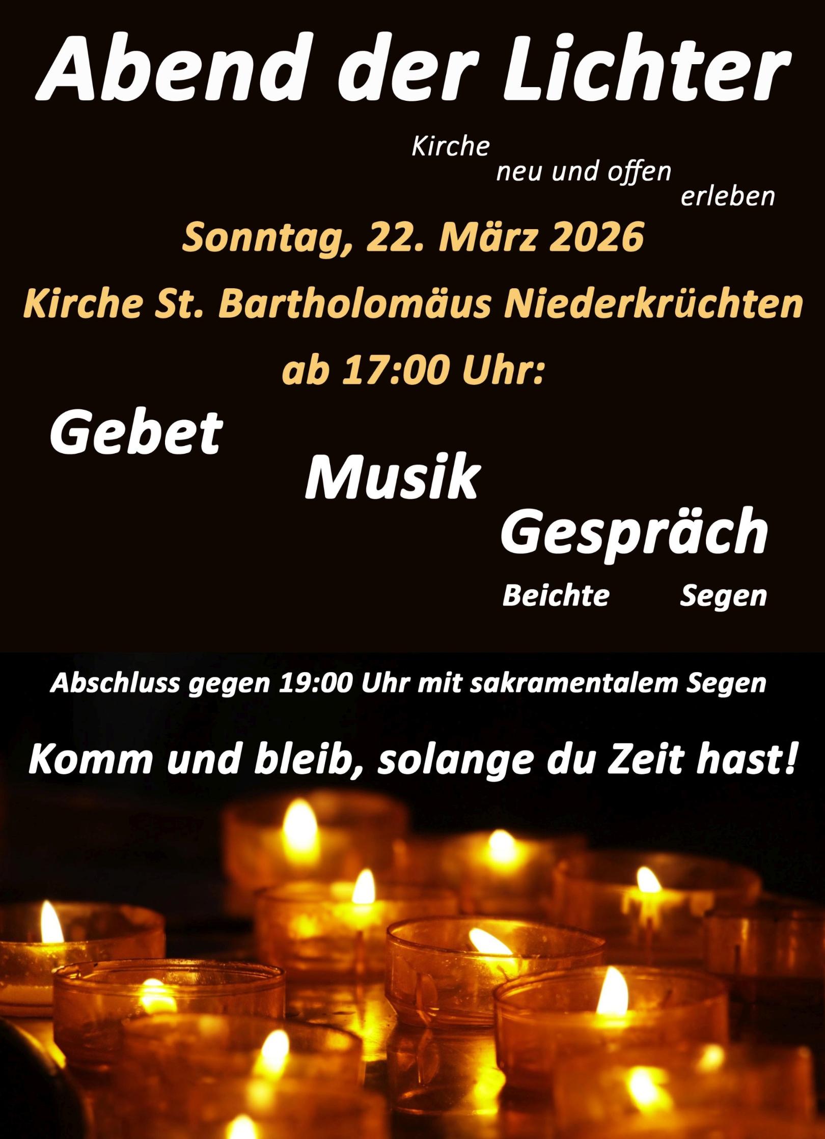Abend der Lichter 22032026 (c) KKG St. Maria Niederkrüchten