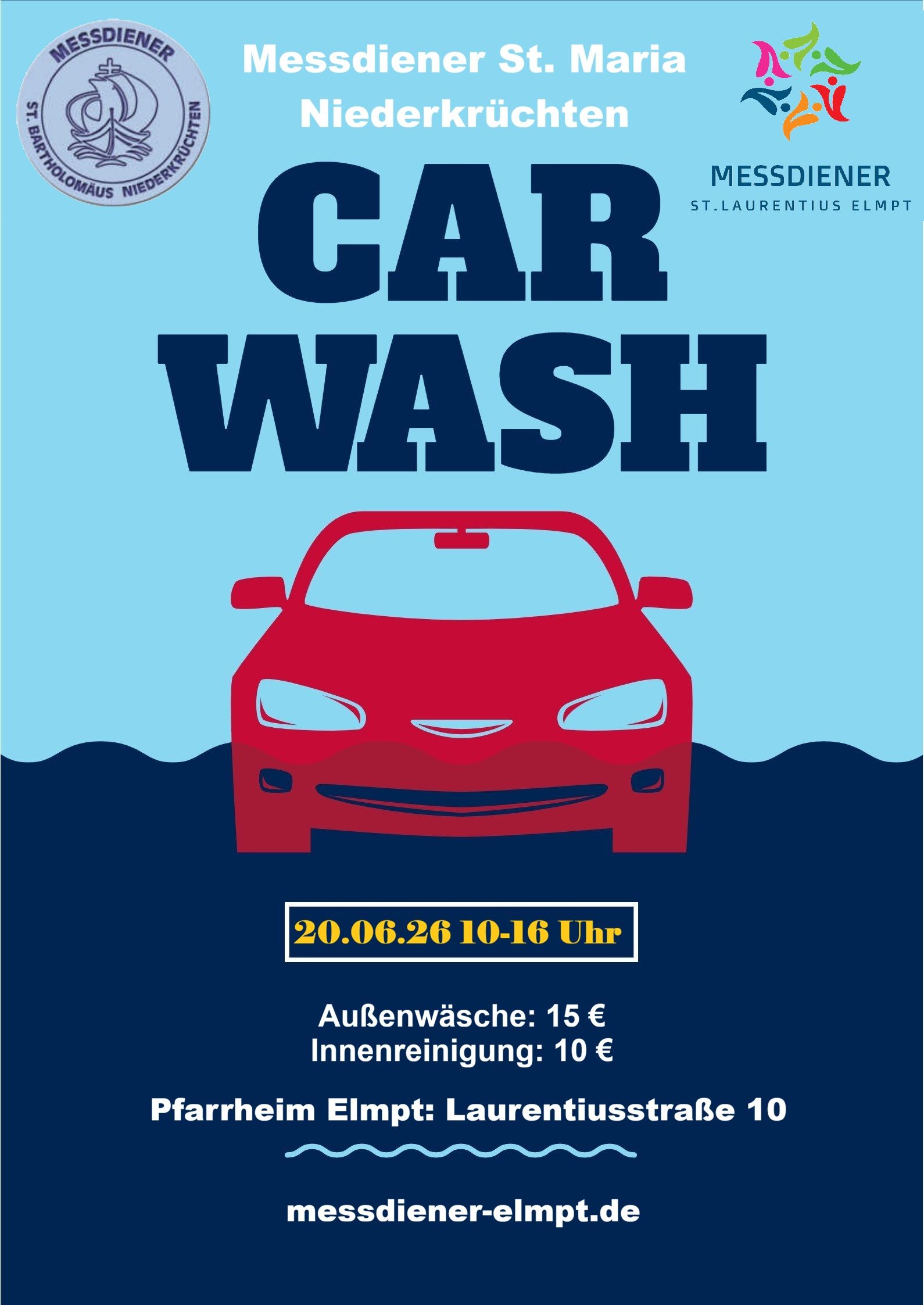 Autowaschaktion (c) KKG St. Maria Niederkrüchten