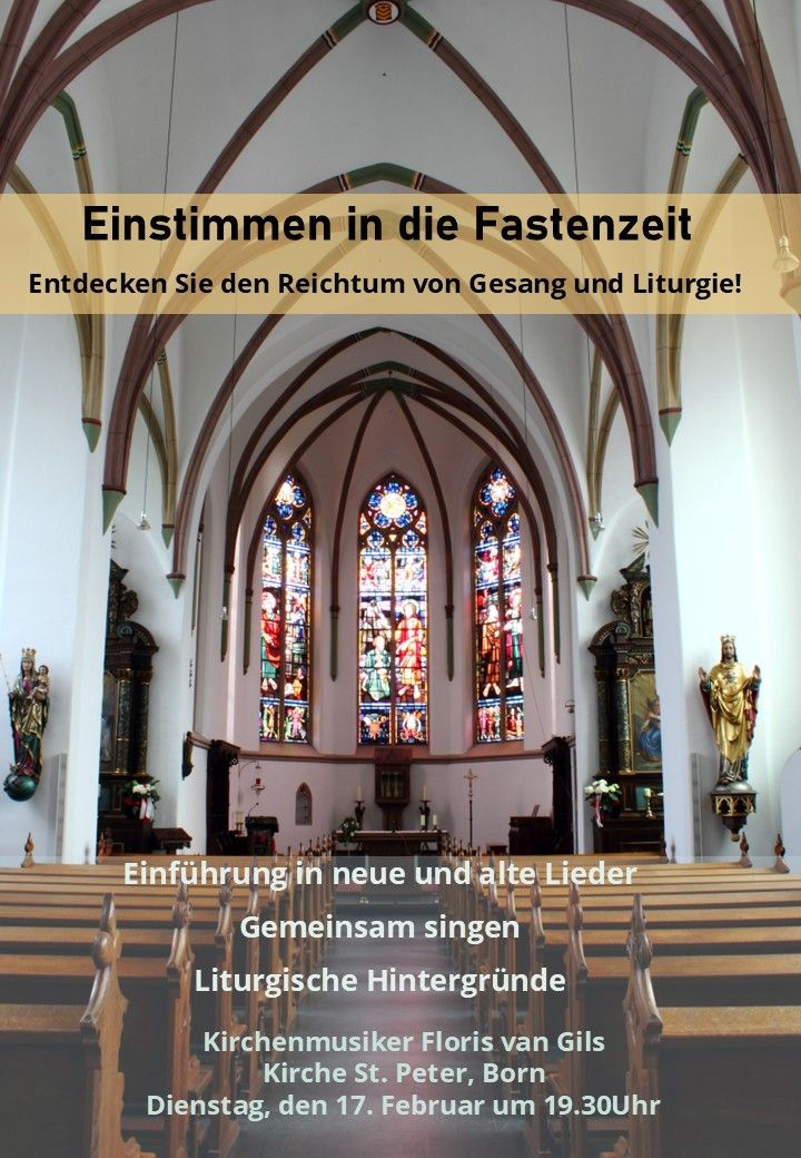Einstimmen in die Fastenzeit (c) Floris van Gils