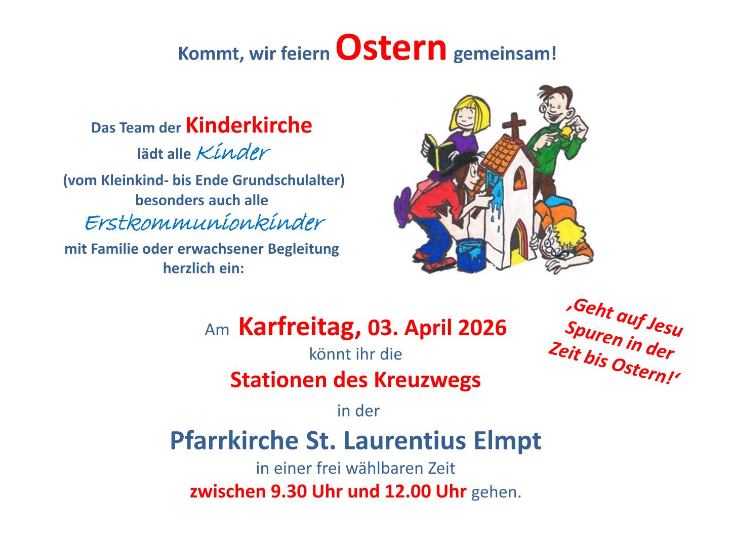 Kinderkirche Karfreitag-1 (c) KKG St. Maria Niederkrüchten