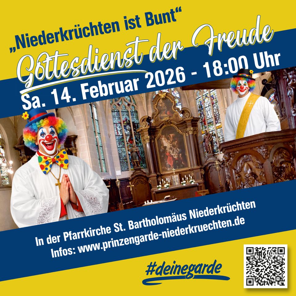 Plakate2026-GottesdienstderFreude (c) KKG Niederkrüchten