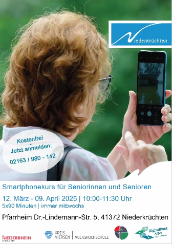 Smartphonekurs (c) Gemeinde Niederküchten