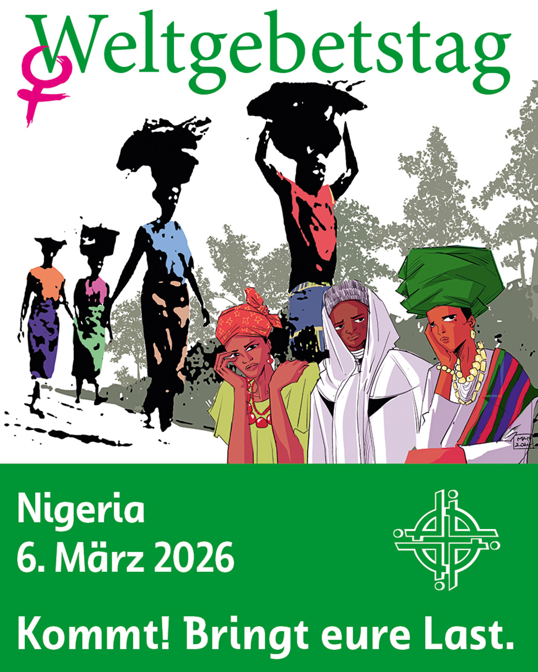WGT_Banner_2026_Nigeria_web4_social_media (c) Weltgebetstag der Frauen - Deutsches Komitee e.V. © 2026