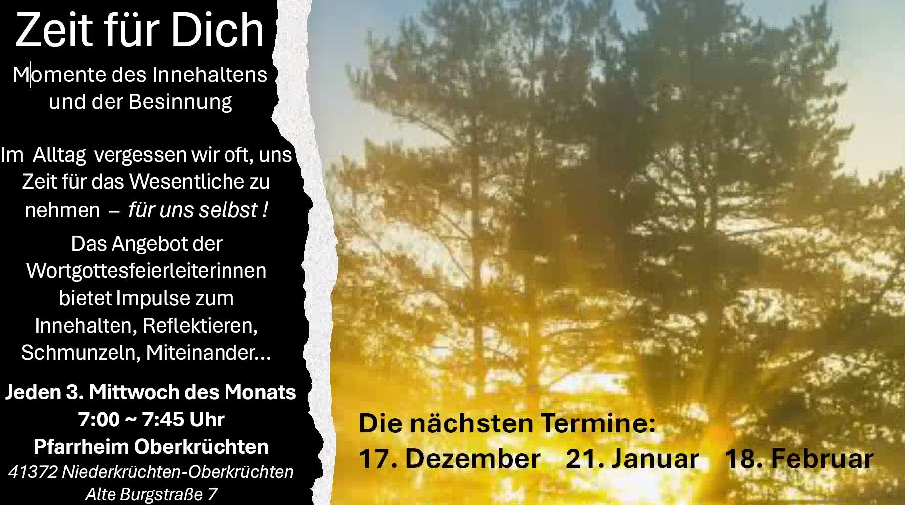 Zeit für dich (c) KKG Niederkrüchten