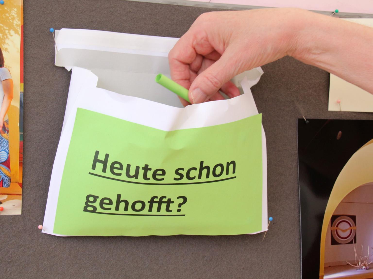 heute schon gehofft