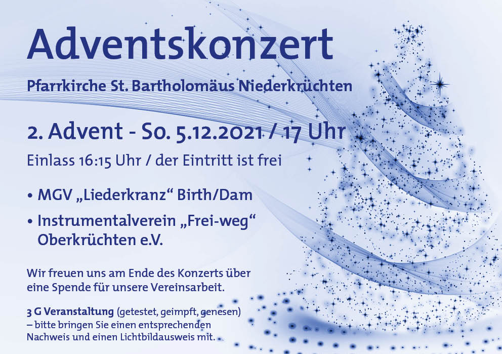 Advent-Benefiz_2021 (c) „Frei-weg” Oberkrüchten e.V. / MGV „Liederkranz” Dam/Birth
