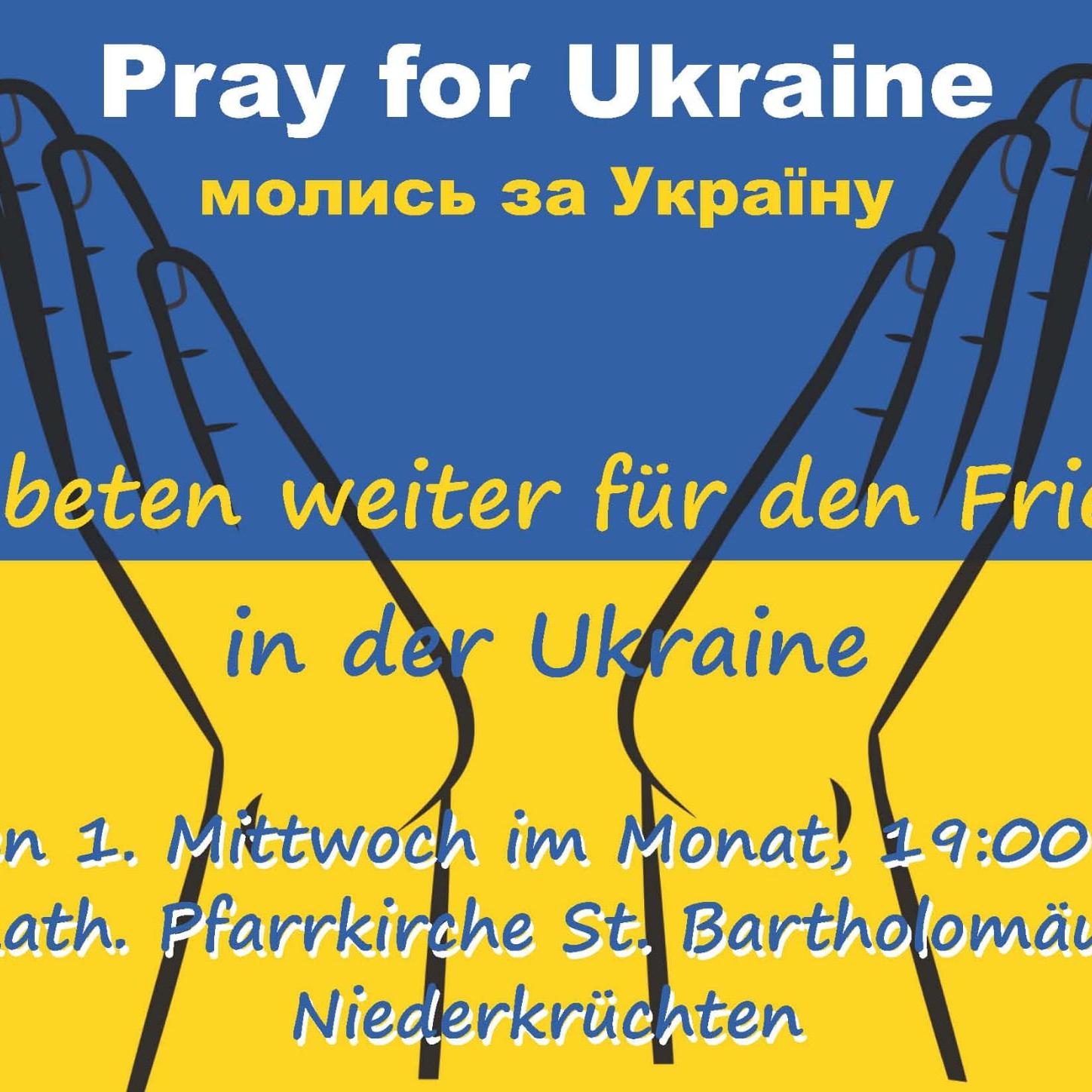 Friedensgebet Ukraine