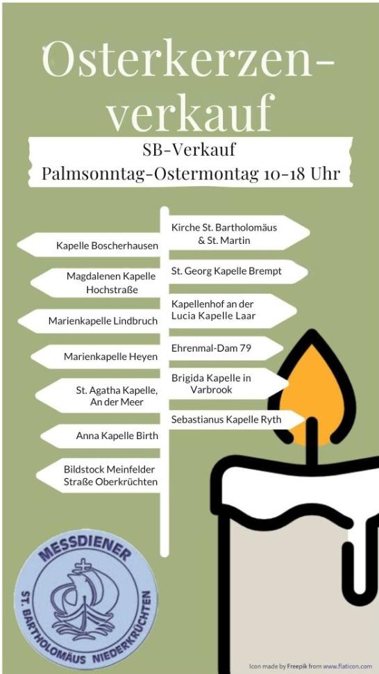Kerzenverkauf NKR (c) KKG St. Maria Niederkrüchten