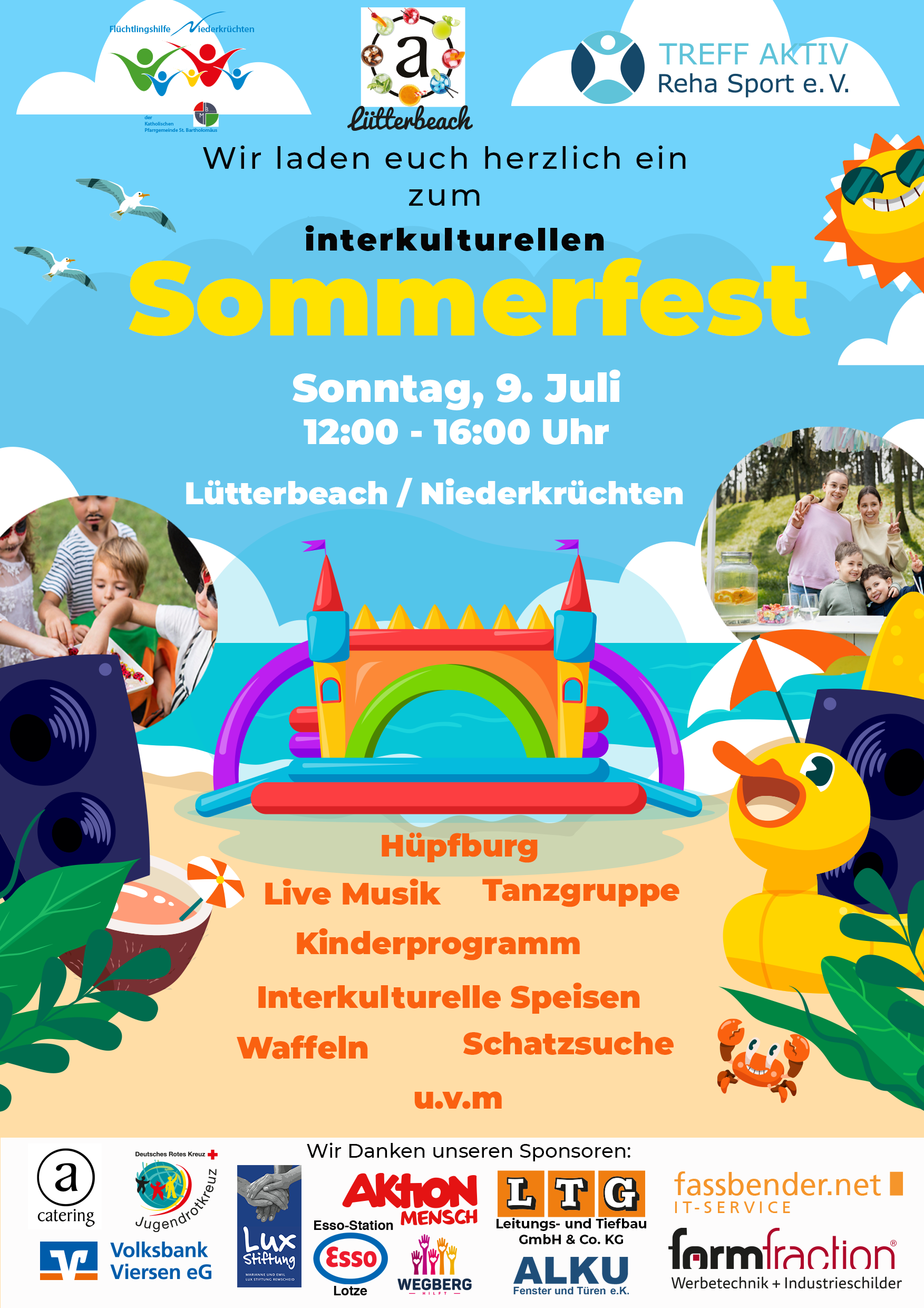 Interkulturelles Sommerfest (c) Flüchtlingshilfe Niederkrüchten